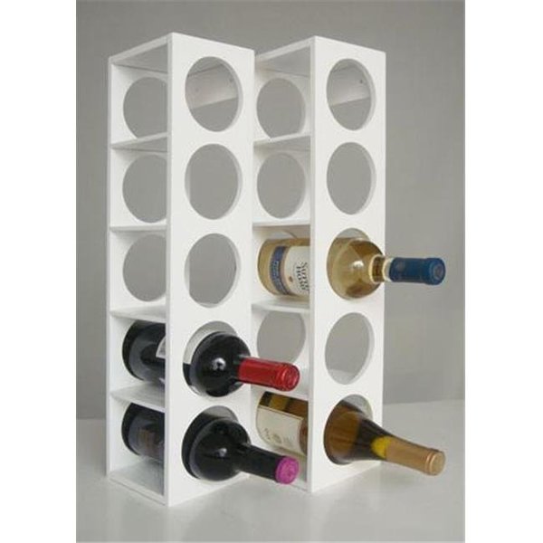 Proman Proman WX16563 Rutherford Wine Racks - White WX16563